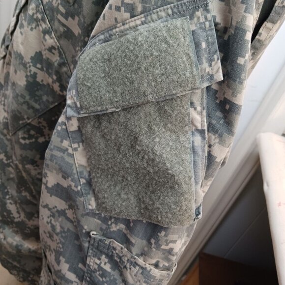 Army Combat Coat Uniform Camo Men's XL Team Soldier Certified Gear 5 Pockets Zip - Picture 9 of 14